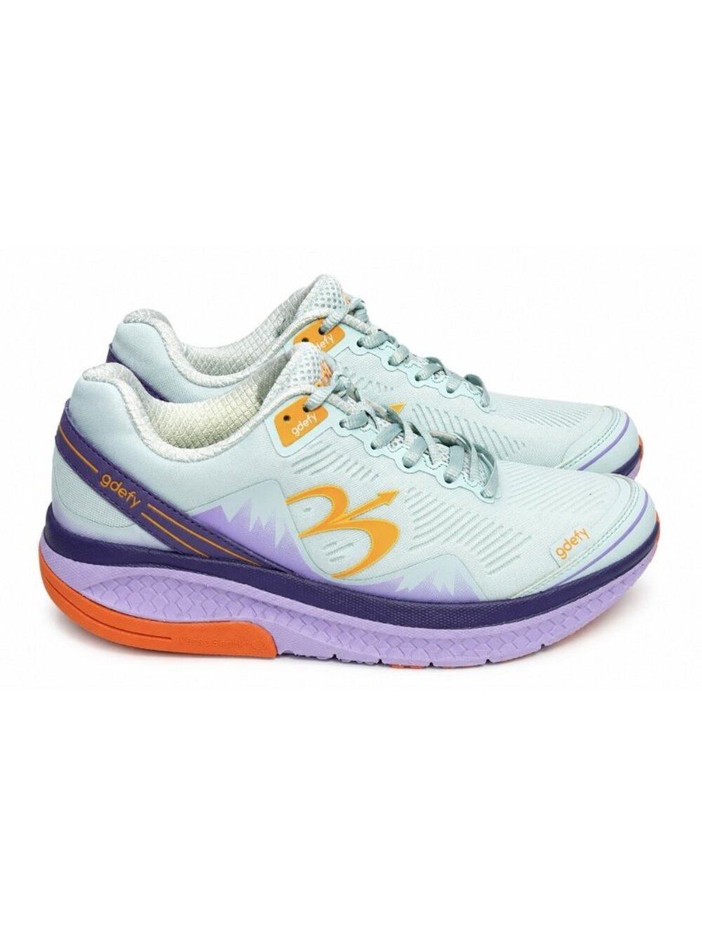 Gdefy Mighty Walk Womens Shoes Size 9 Gravity Defyer Mint Purple Excellent Cond